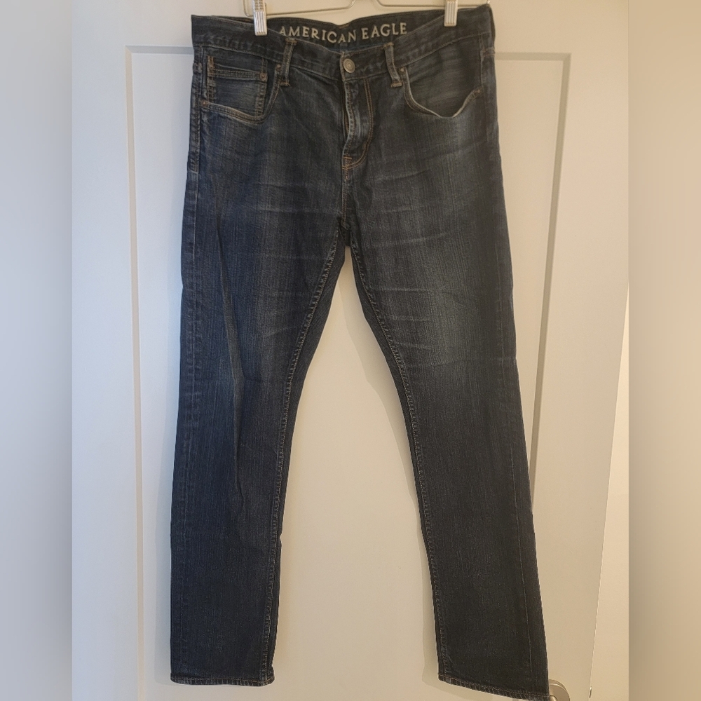 American Eagle Outfitters Dark Wash Slim Jeans